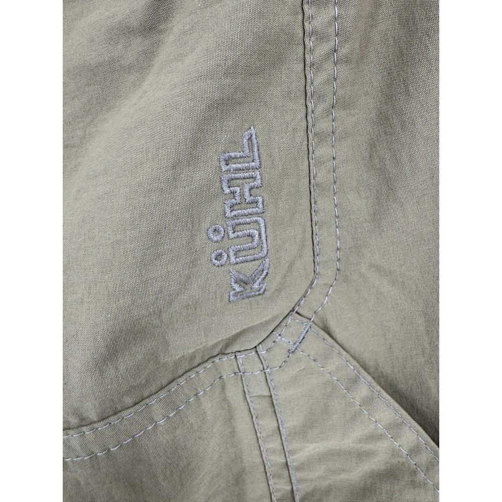 Kuhl Hiking Carpenter Cargo Pants 42x30 Mens Khaki Outdoor Travel‎ packable - Picture 6 of 15